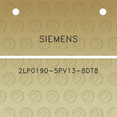 siemens-2lp0190-5pv13-8dt8