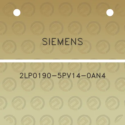 siemens-2lp0190-5pv14-0an4