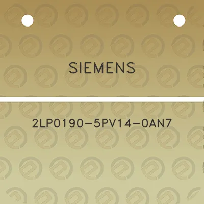 siemens-2lp0190-5pv14-0an7