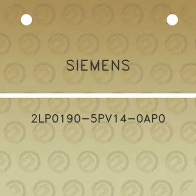 siemens-2lp0190-5pv14-0ap0