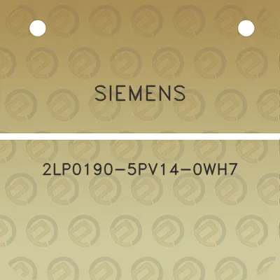 siemens-2lp0190-5pv14-0wh7