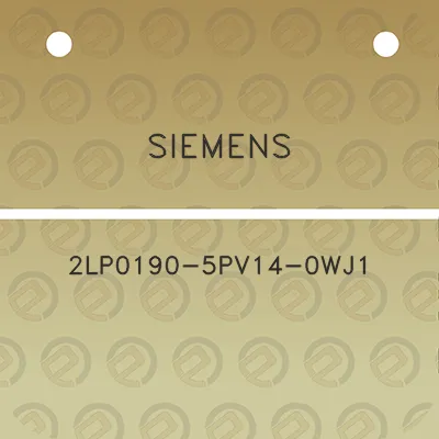 siemens-2lp0190-5pv14-0wj1