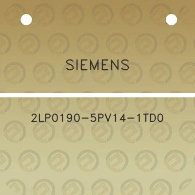 siemens-2lp0190-5pv14-1td0