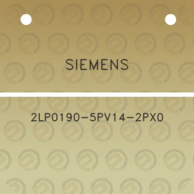 siemens-2lp0190-5pv14-2px0