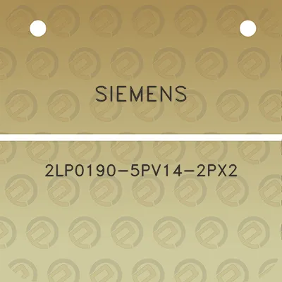 siemens-2lp0190-5pv14-2px2