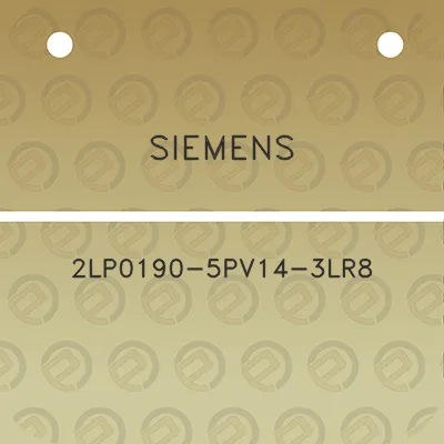 siemens-2lp0190-5pv14-3lr8