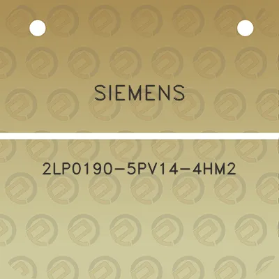 siemens-2lp0190-5pv14-4hm2