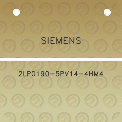 siemens-2lp0190-5pv14-4hm4