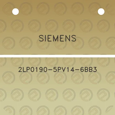 siemens-2lp0190-5pv14-6bb3