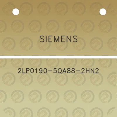 siemens-2lp0190-5qa88-2hn2