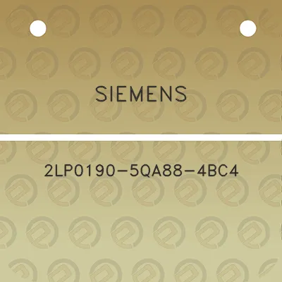 siemens-2lp0190-5qa88-4bc4