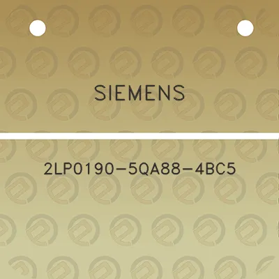 siemens-2lp0190-5qa88-4bc5