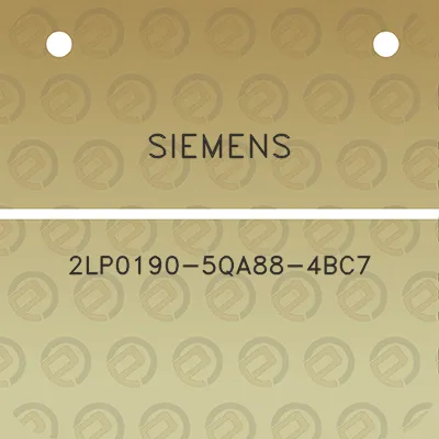 siemens-2lp0190-5qa88-4bc7