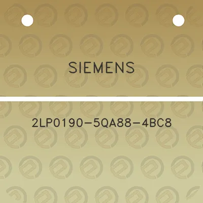 siemens-2lp0190-5qa88-4bc8