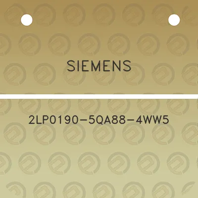 siemens-2lp0190-5qa88-4ww5