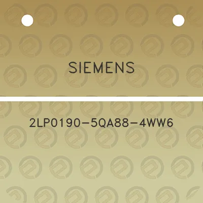 siemens-2lp0190-5qa88-4ww6