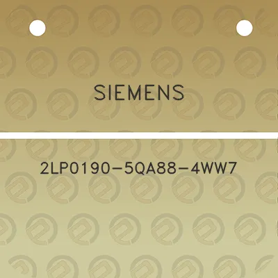 siemens-2lp0190-5qa88-4ww7