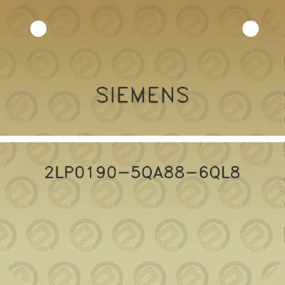 siemens-2lp0190-5qa88-6ql8