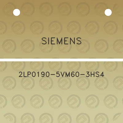 siemens-2lp0190-5vm60-3hs4