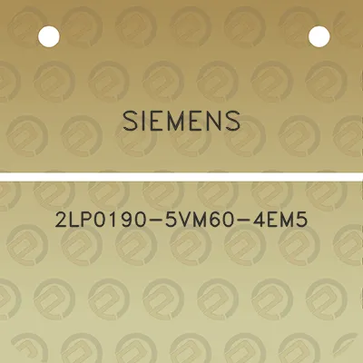 siemens-2lp0190-5vm60-4em5