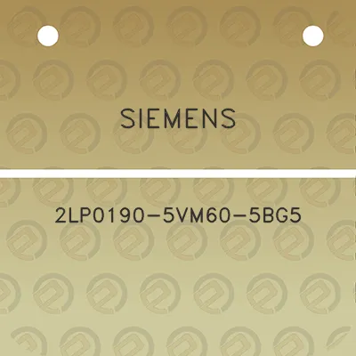 siemens-2lp0190-5vm60-5bg5