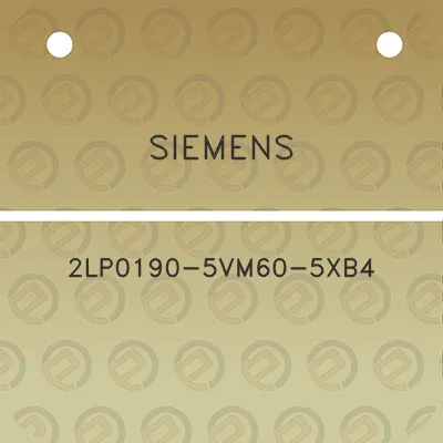 siemens-2lp0190-5vm60-5xb4