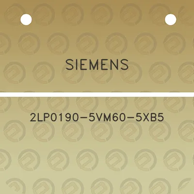 siemens-2lp0190-5vm60-5xb5