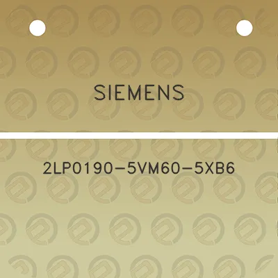 siemens-2lp0190-5vm60-5xb6