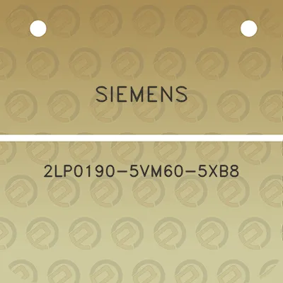 siemens-2lp0190-5vm60-5xb8