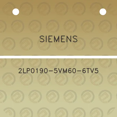 siemens-2lp0190-5vm60-6tv5