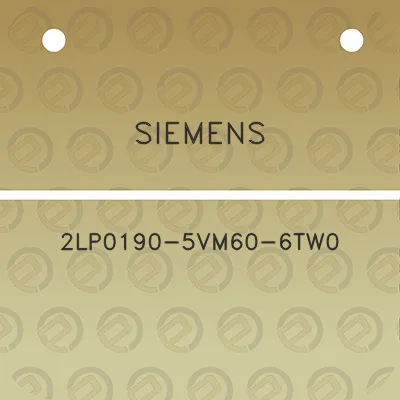 siemens-2lp0190-5vm60-6tw0