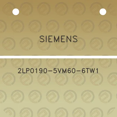 siemens-2lp0190-5vm60-6tw1