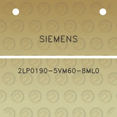 siemens-2lp0190-5vm60-8ml0