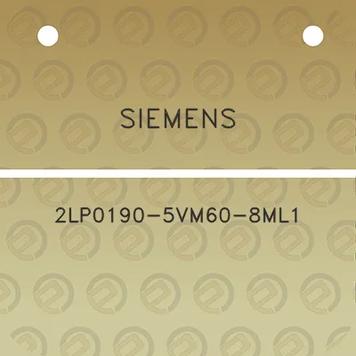 siemens-2lp0190-5vm60-8ml1