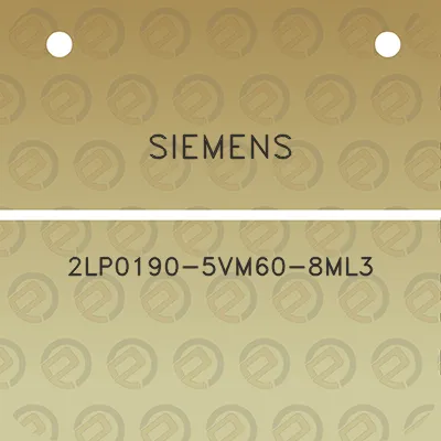 siemens-2lp0190-5vm60-8ml3