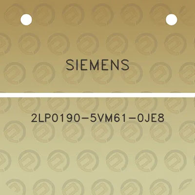 siemens-2lp0190-5vm61-0je8