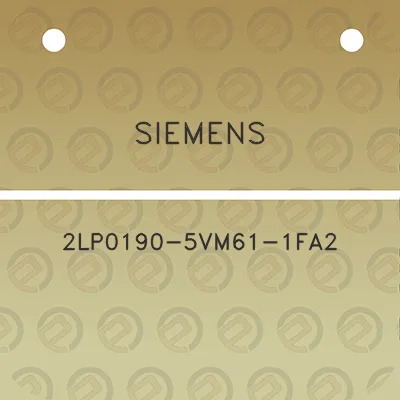 siemens-2lp0190-5vm61-1fa2