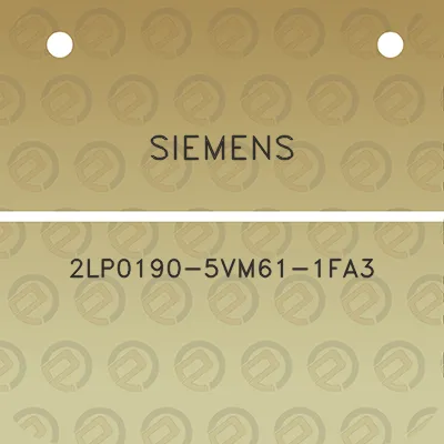 siemens-2lp0190-5vm61-1fa3