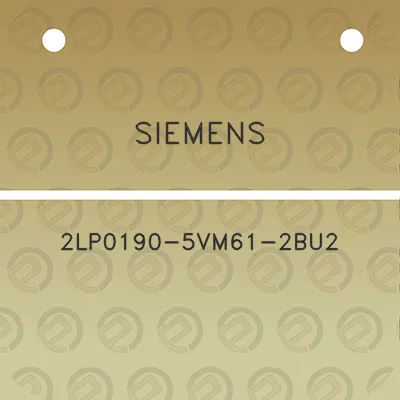 siemens-2lp0190-5vm61-2bu2