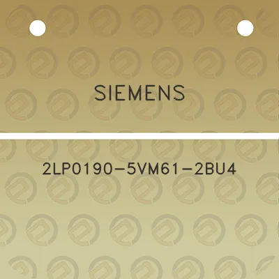 siemens-2lp0190-5vm61-2bu4