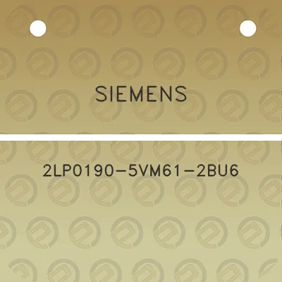 siemens-2lp0190-5vm61-2bu6