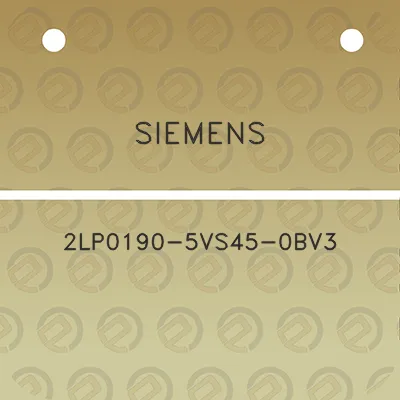 siemens-2lp0190-5vs45-0bv3