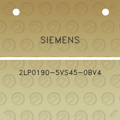 siemens-2lp0190-5vs45-0bv4