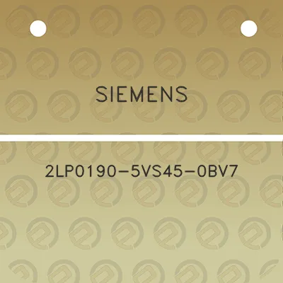 siemens-2lp0190-5vs45-0bv7