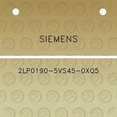 siemens-2lp0190-5vs45-0xq5