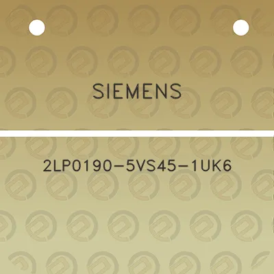 siemens-2lp0190-5vs45-1uk6