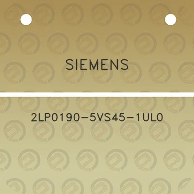 siemens-2lp0190-5vs45-1ul0