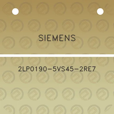 siemens-2lp0190-5vs45-2re7