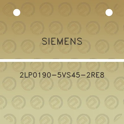 siemens-2lp0190-5vs45-2re8