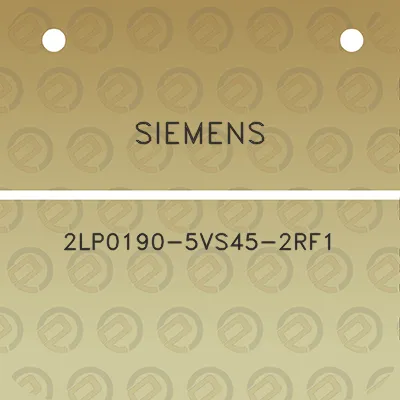 siemens-2lp0190-5vs45-2rf1